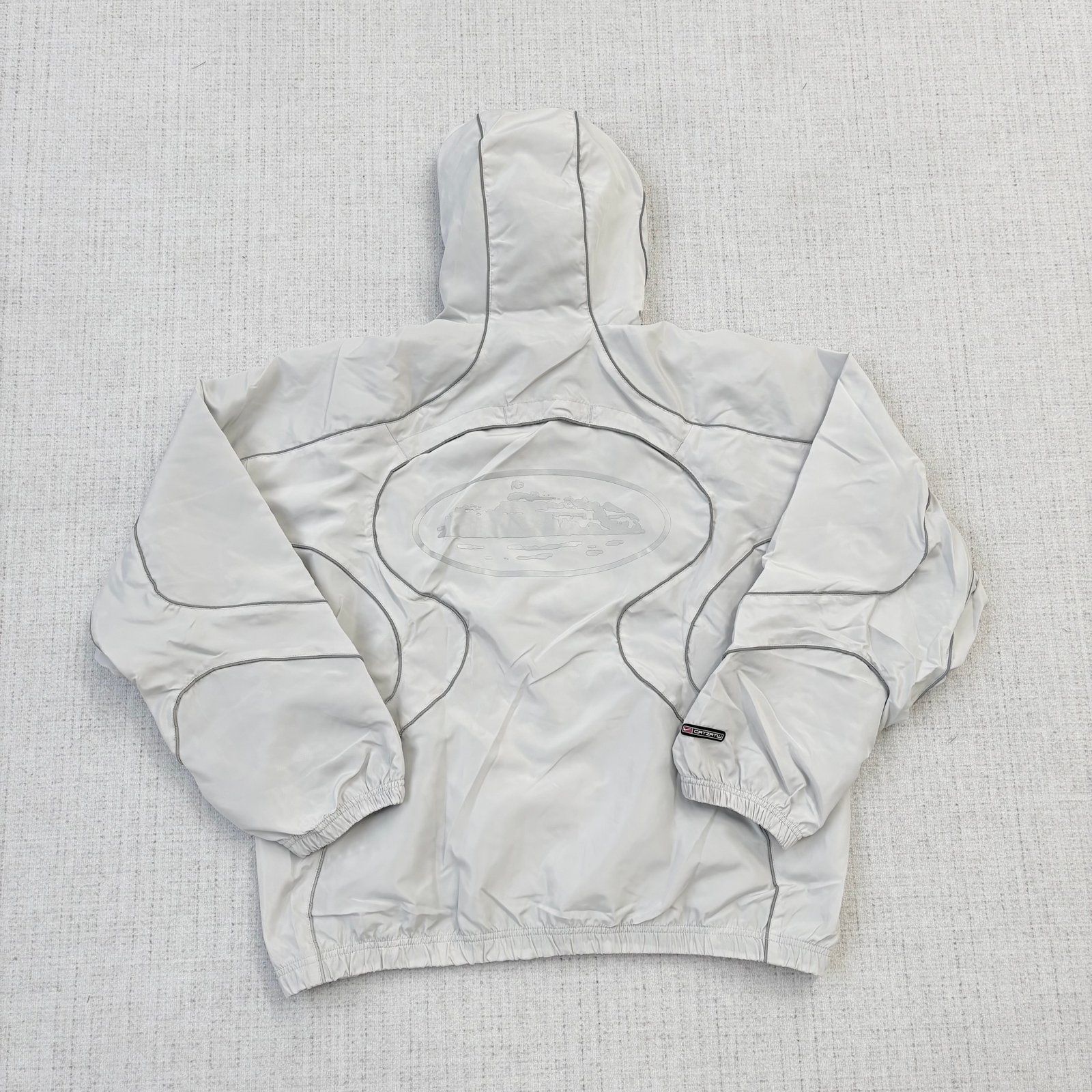 Nike x Corteiz Reflective Light Grey Tracksuit - Image 7