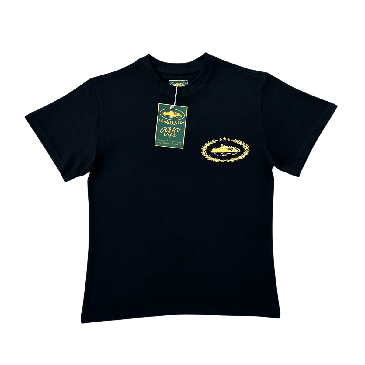 Corteiz Royale Tshirt Black Yellow