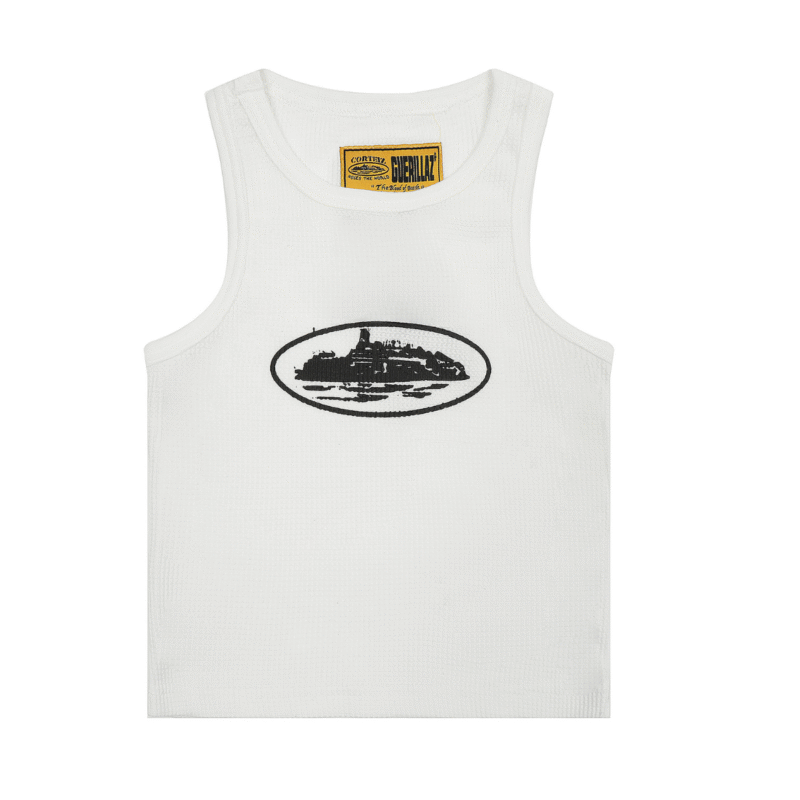 Corteiz Alcatraz Tank Top White