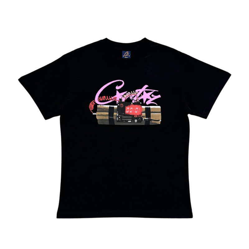 Corteiz No Time 4 Luv Tshirt Black