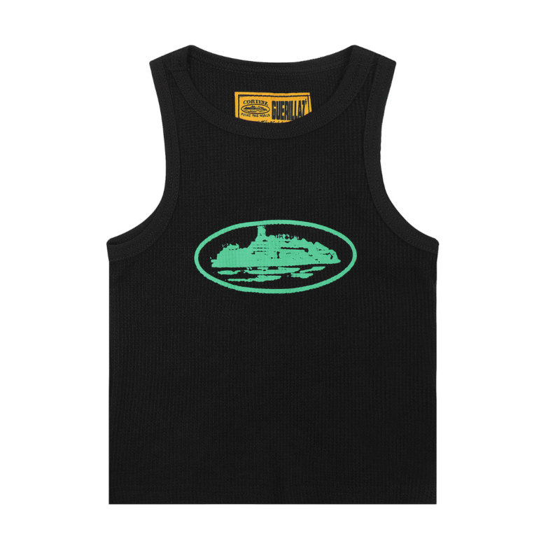Corteiz Alcatraz Tank Top Black Green