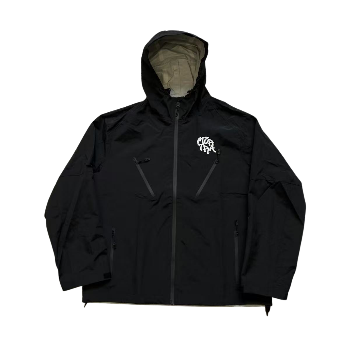 Mertra Monogram Shell Jacket Black