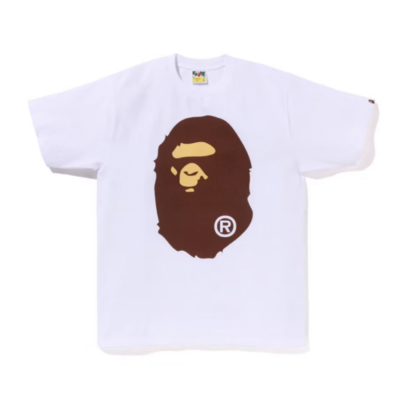 Bape Big Ape Head Tee white