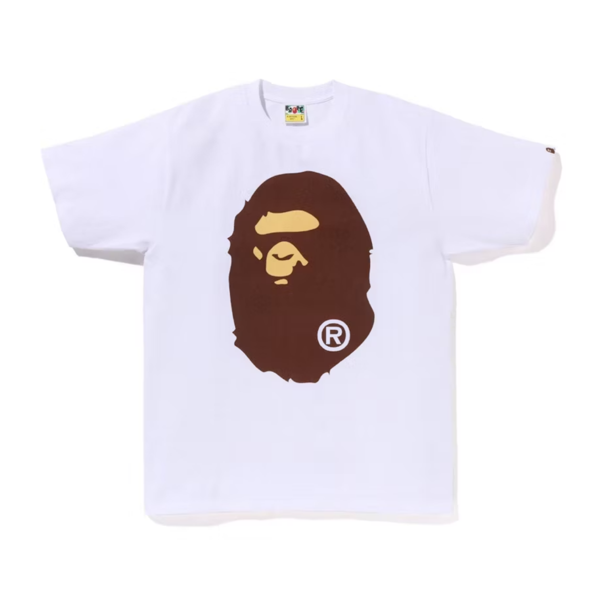 Bape Big Ape Head Tee white