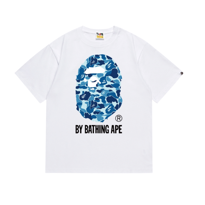Bape Big Ape Head Tee white