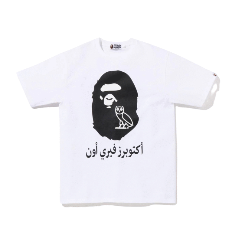 Bape Big Ape Head Tee white