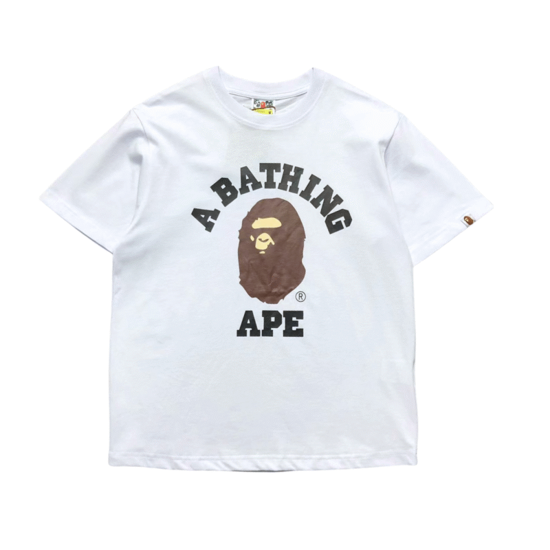 Bape Big Ape Head Tee white