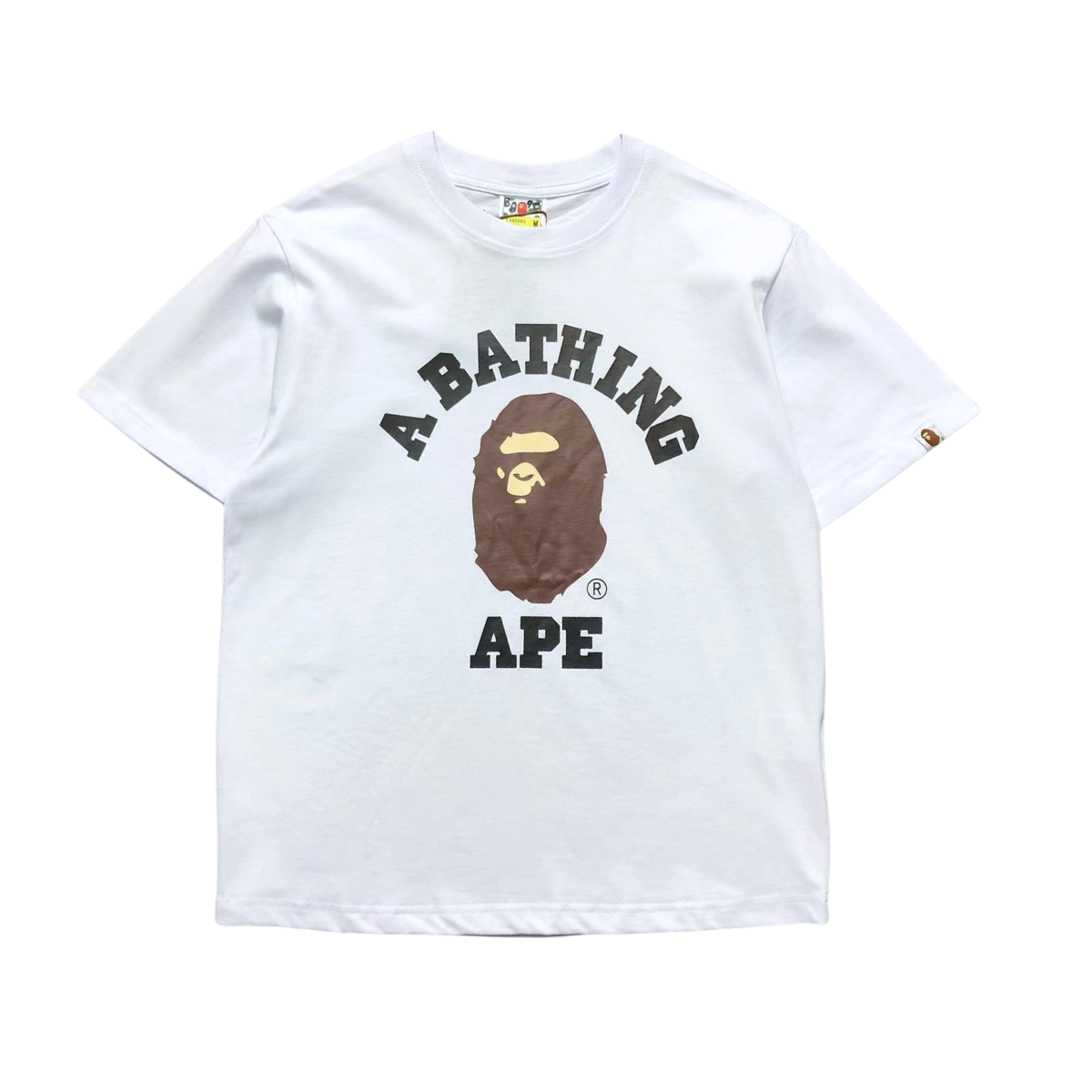Bape Big Ape Head Tee white