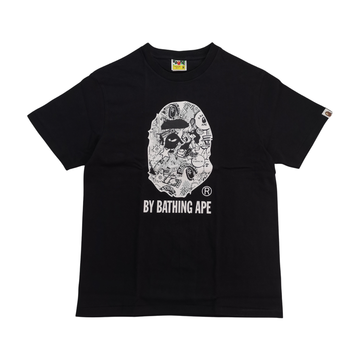 Bape Comic Art Ape Head Tee