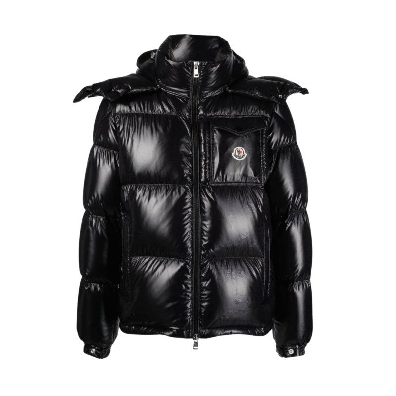 Moncler Logo Moncler High-Shine Padded Jacket