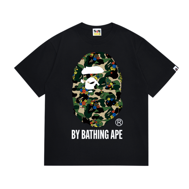 Bape Big Head Ape Tshirt Black