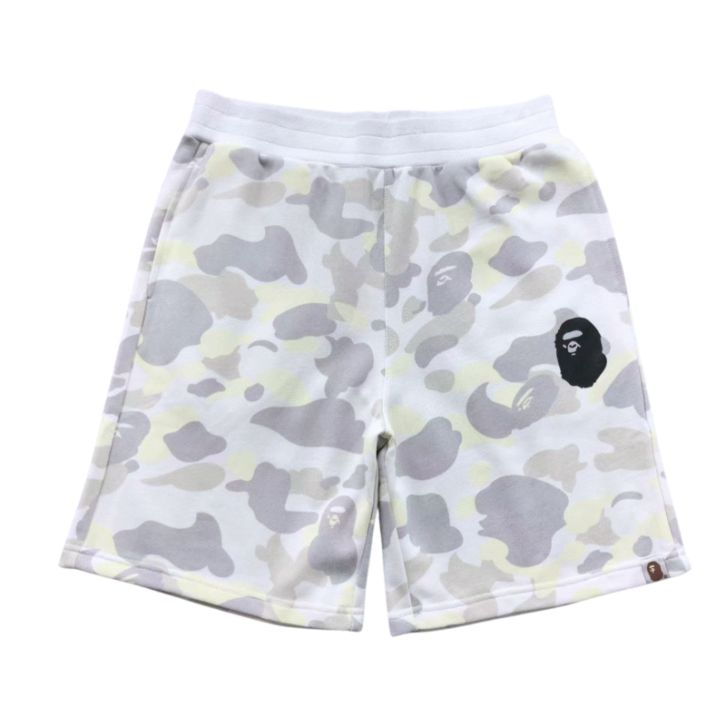 Bape Shorts Grey/white