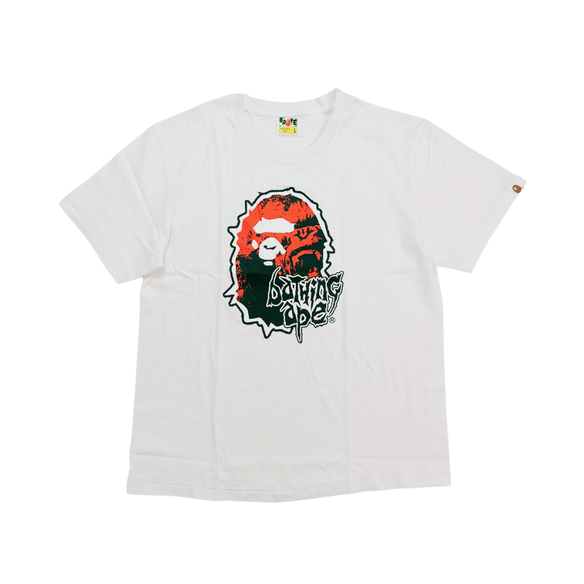 Bape Mad Ape Head Tee White