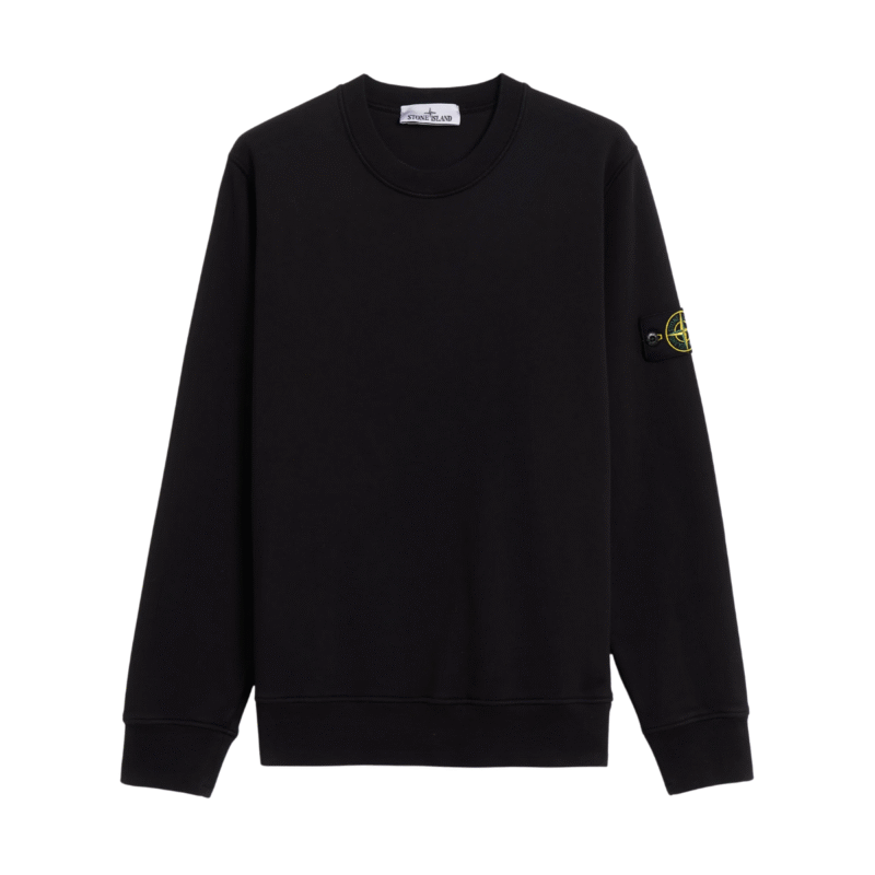 Stone Island Logo Sweatshirt Black