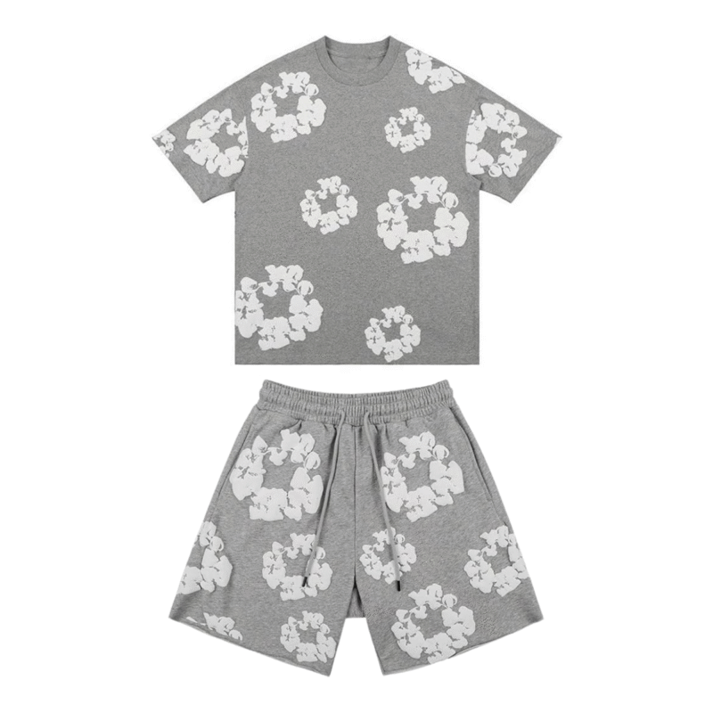 Set Denim Tears White Clouds Grey