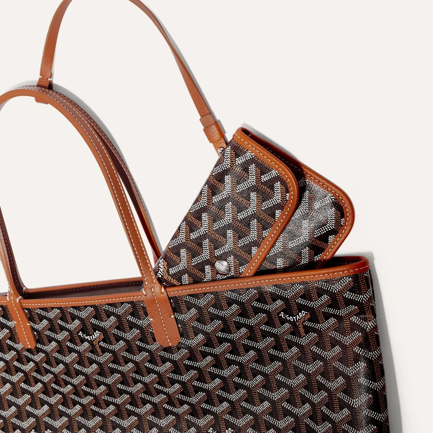 Goyard Artois PM Bag Black & Tan - Image 3