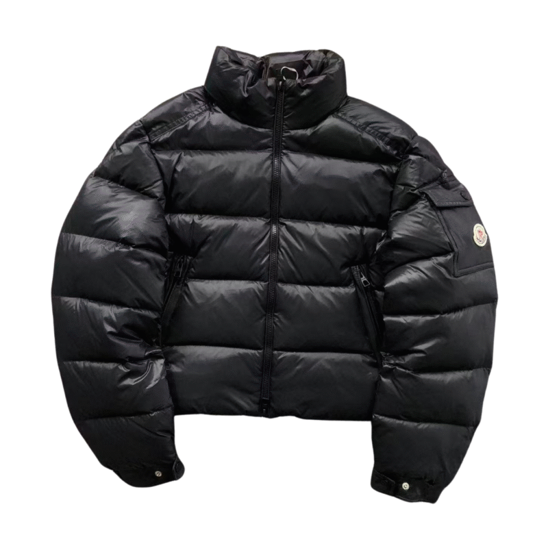 Moncler Cropped Puffer Black