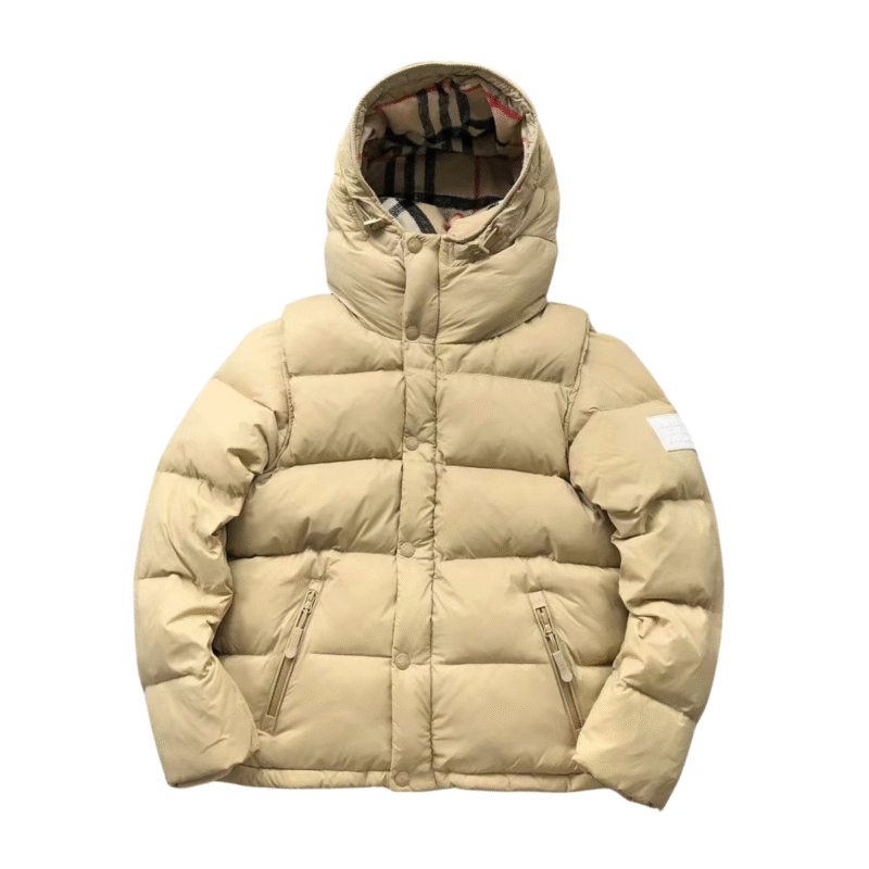 Burberry Pattern Puffer / Gilet Beige