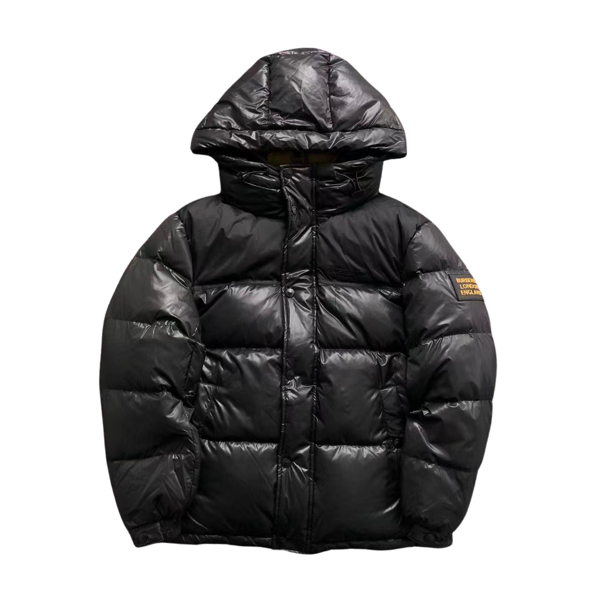 Burberry Pattern Puffer Shiny Black