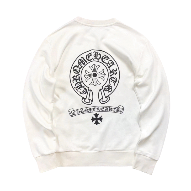 Chrome Hearts Back Logo Sweatshirt White