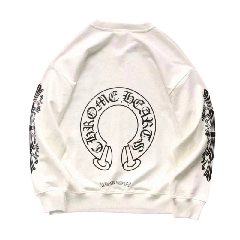 Chrome Hearts Back Logo Sweatshirt White