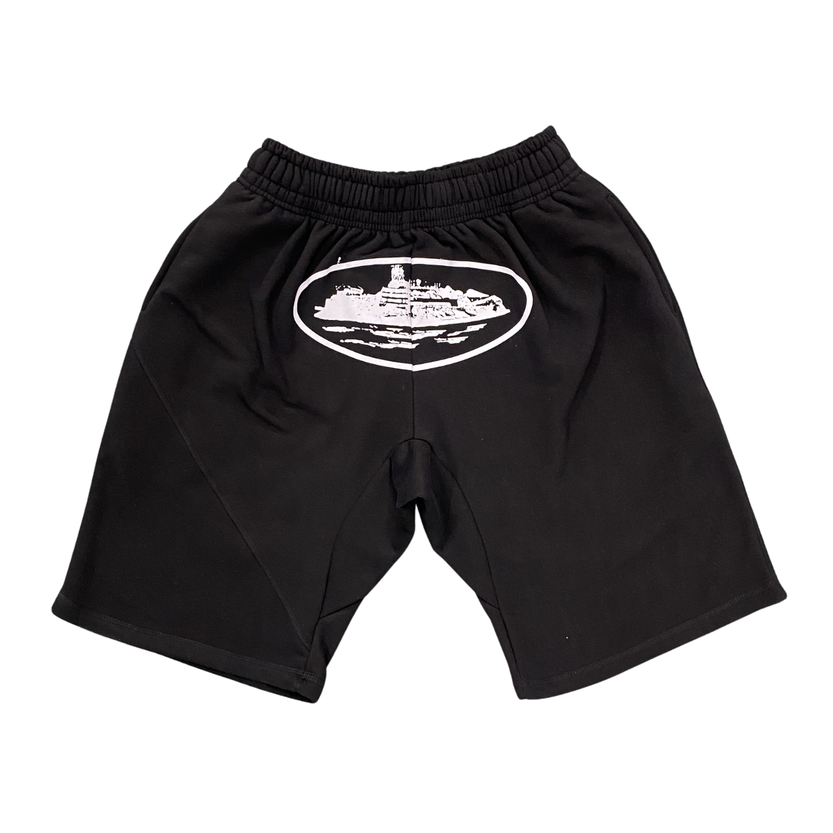Corteiz Alcatraz Basic Black Shorts
