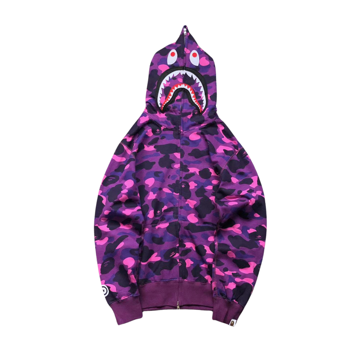 Bape Camo Hoodie Purple
