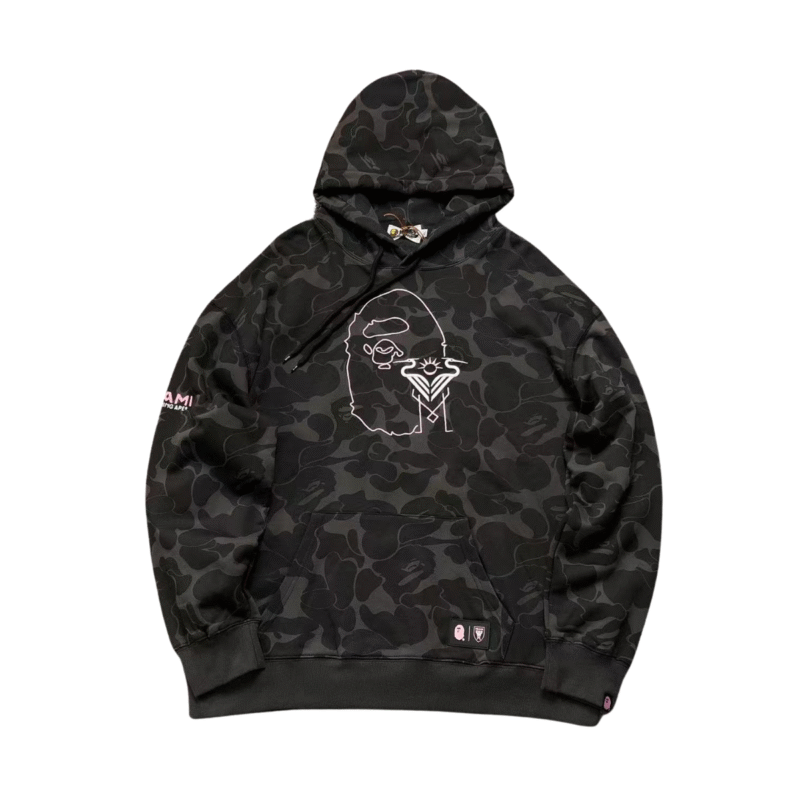 Bape Miami Black Hoodie