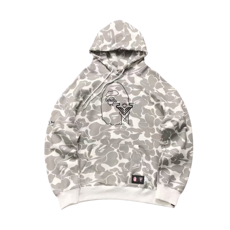 Bape Miami Grey Hoodie