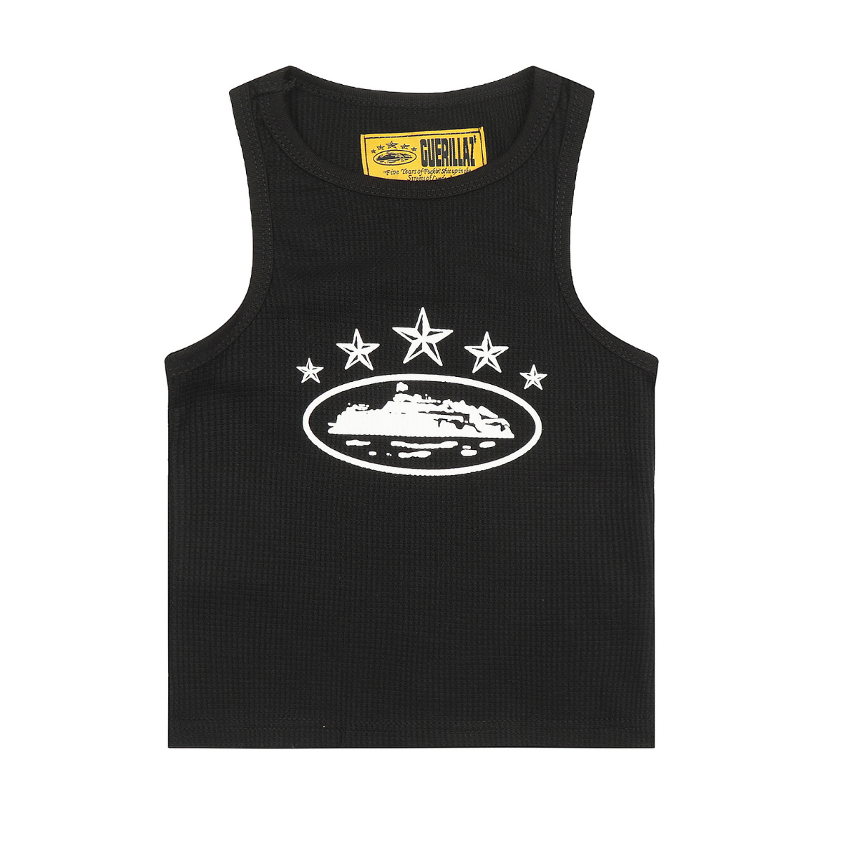 Corteiz Alcatraz Star Tank Top Black