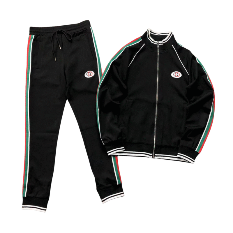 Gucci Vertical Stripes Logo Set Black