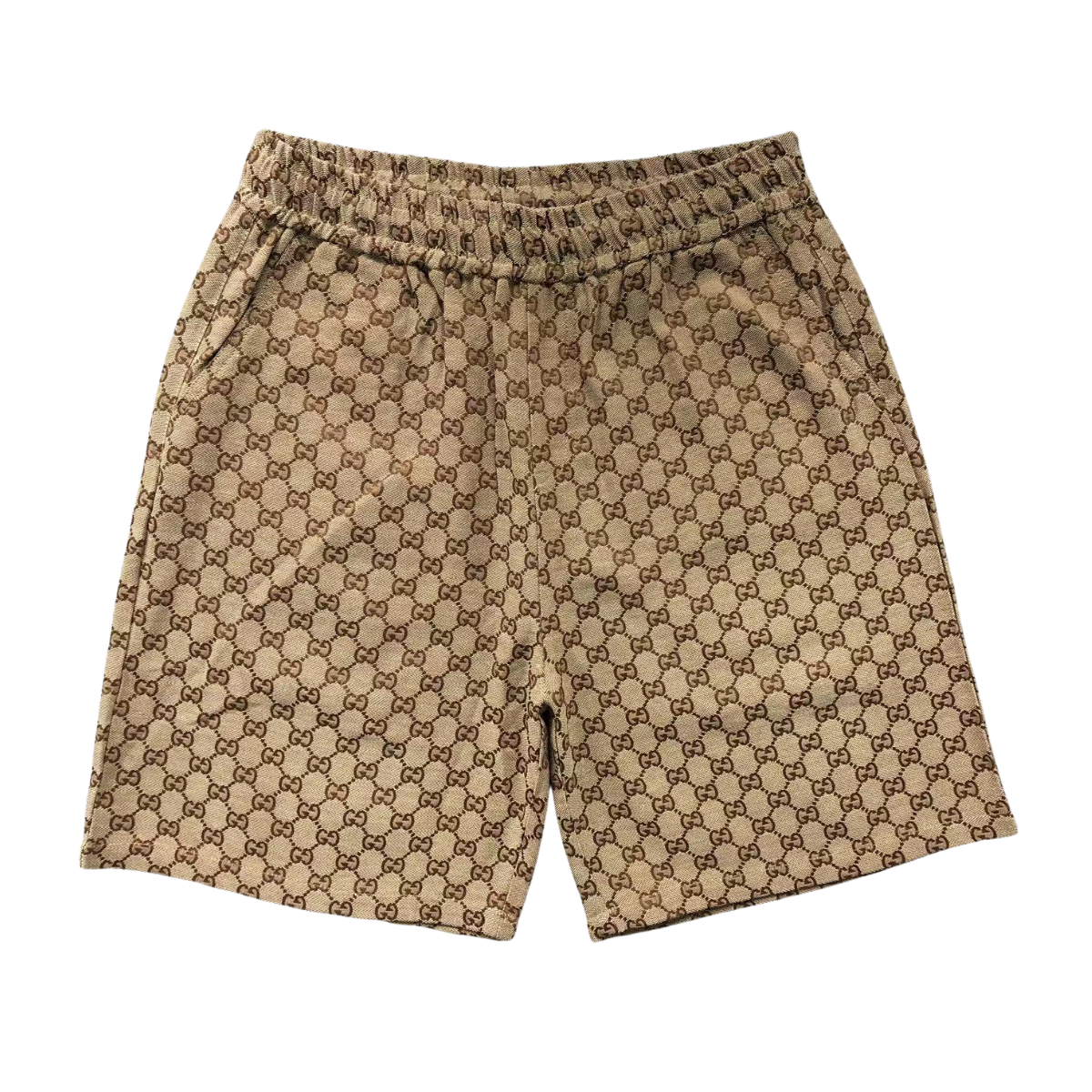 Gucci Print Logo Shorts