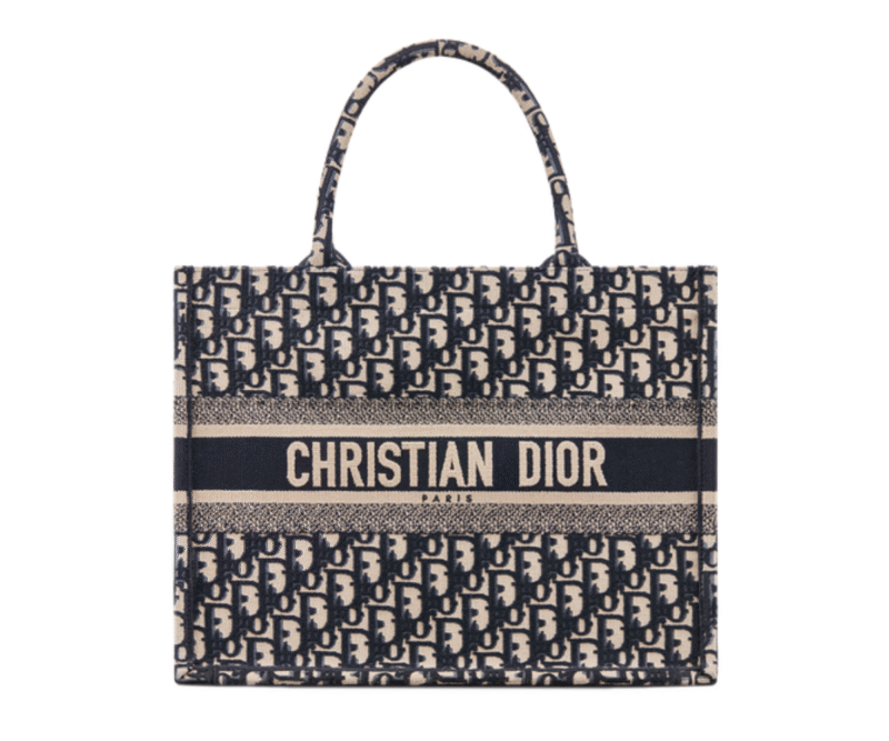 Dior Medium Book Tote Bag Black