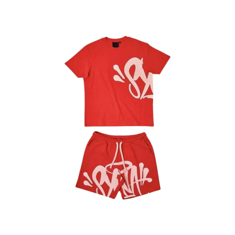 Syna World T-Shirt & Shorts Set Red