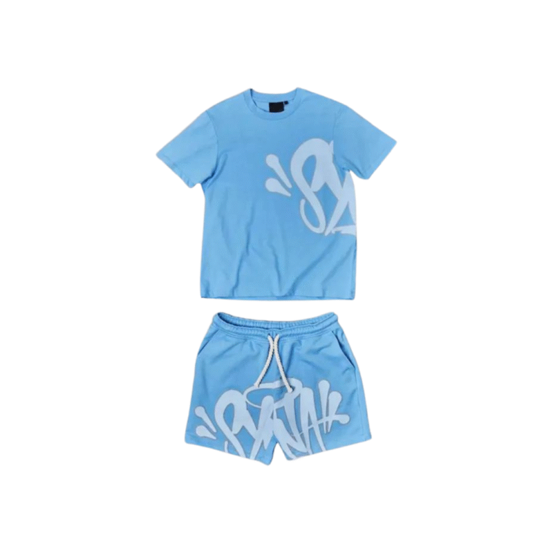 Syna World T-Shirt & Shorts Set Blue