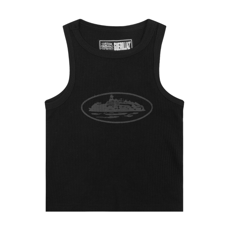 Corteiz Alcatraz Tank Top Black