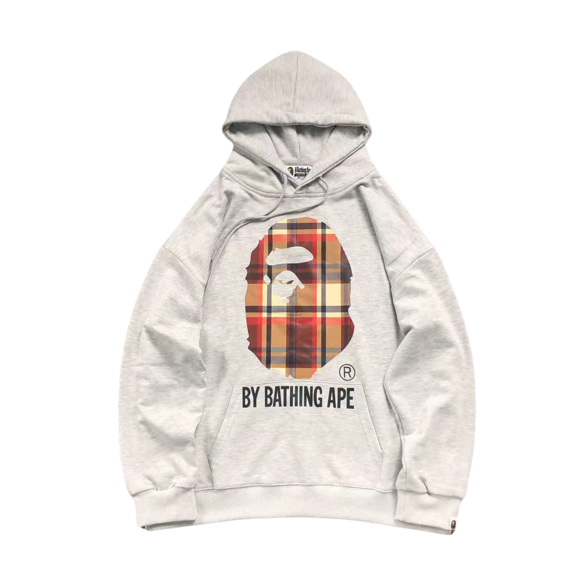 Bape Big Head Ape Grey Hoodie