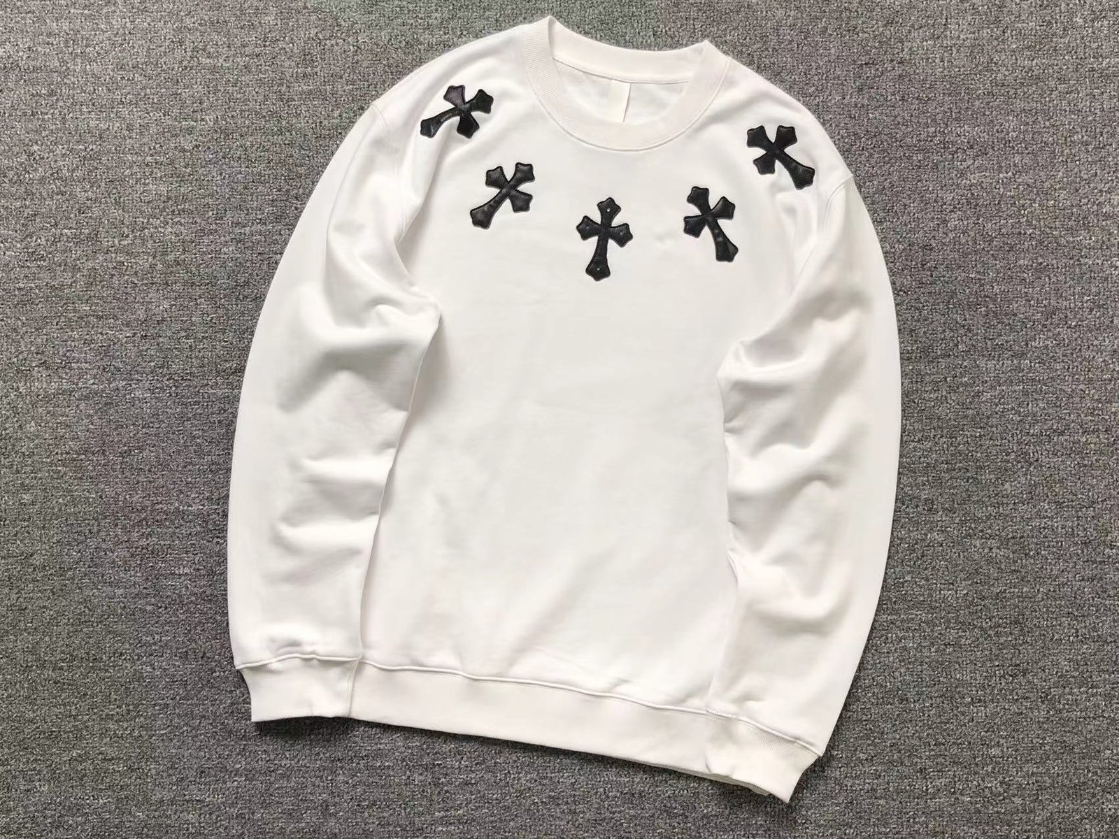 Chrome Hearts Logo Sweatshirt White - Image 2