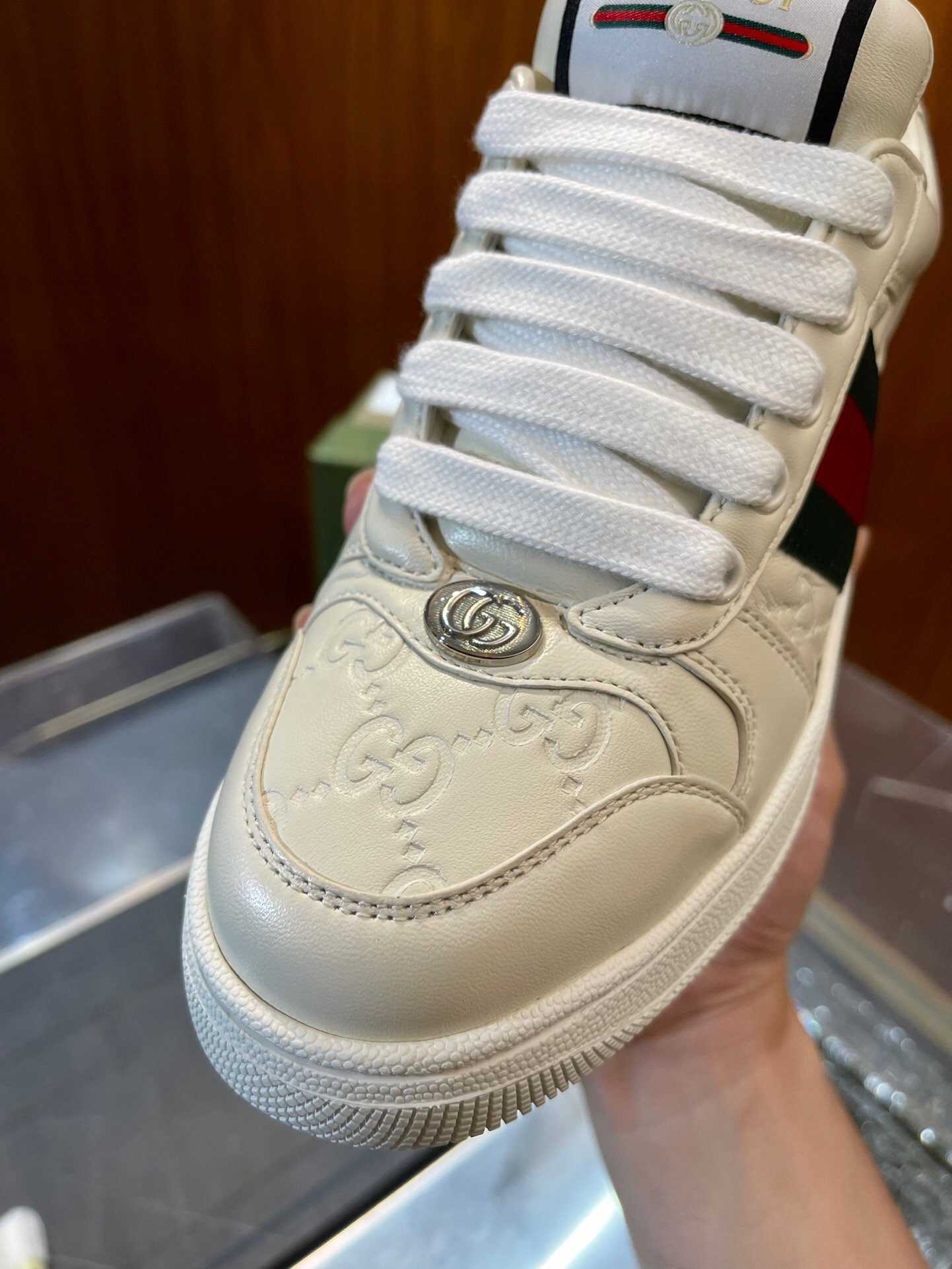 Gucci Screener Trainer Sneaker - Image 2