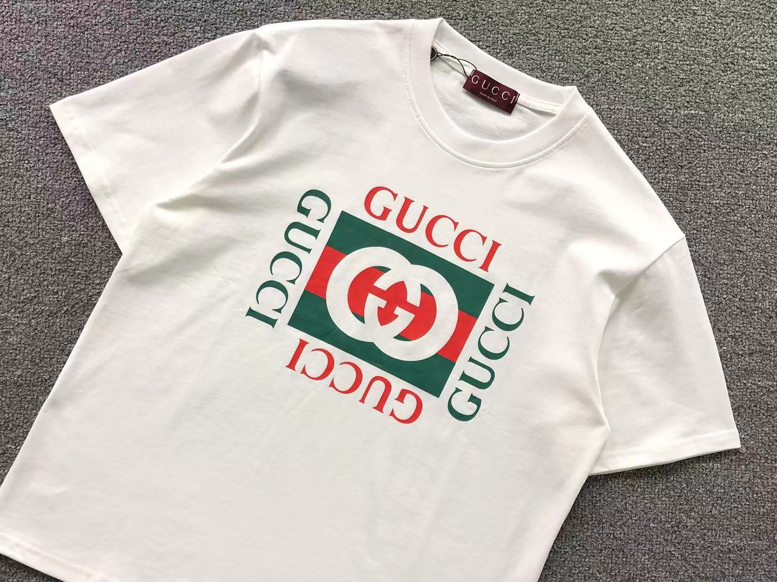 Gucci Logo Tshirt White - Image 2