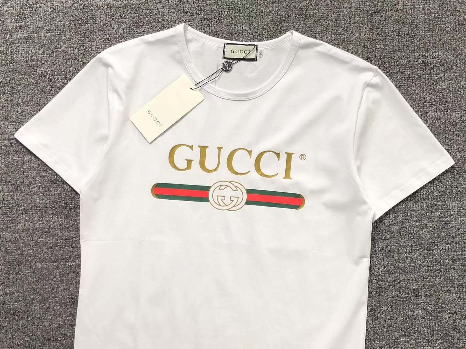 Gucci Logo Tshirt White - Image 2