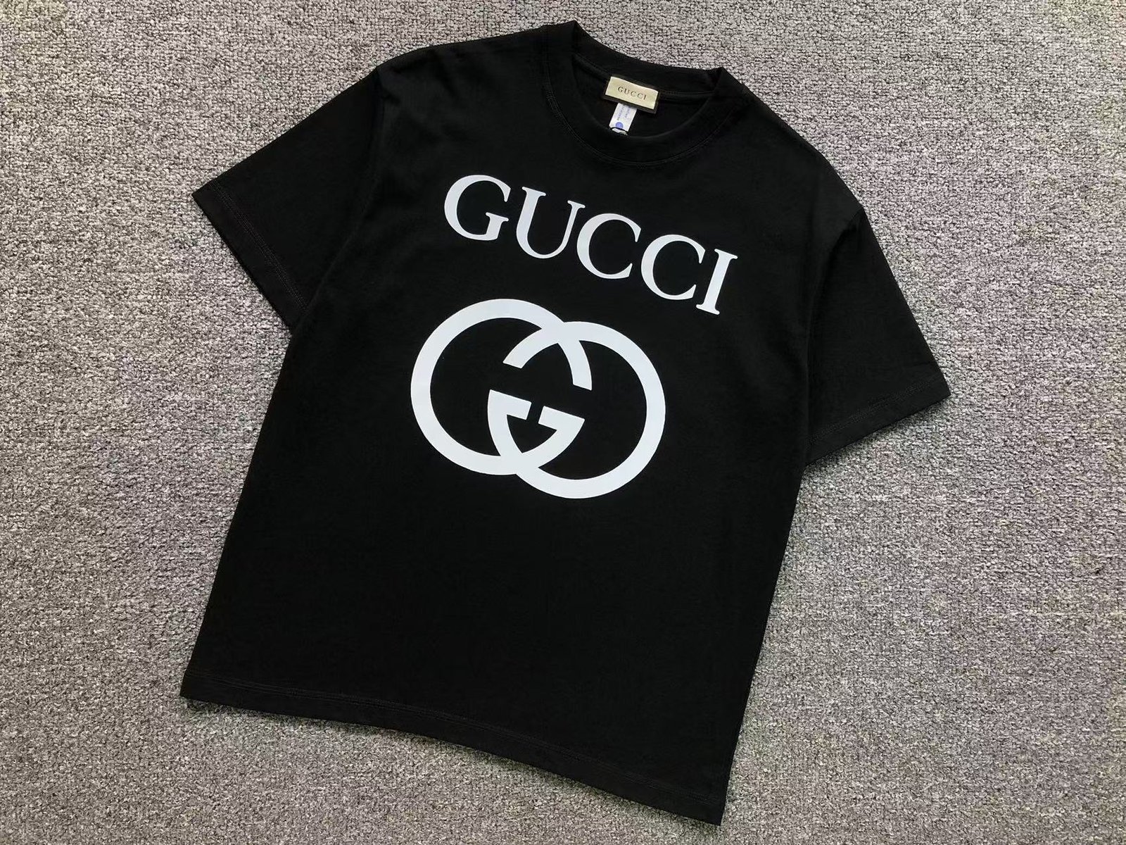 Gucci Logo Tshirt Black - Image 2