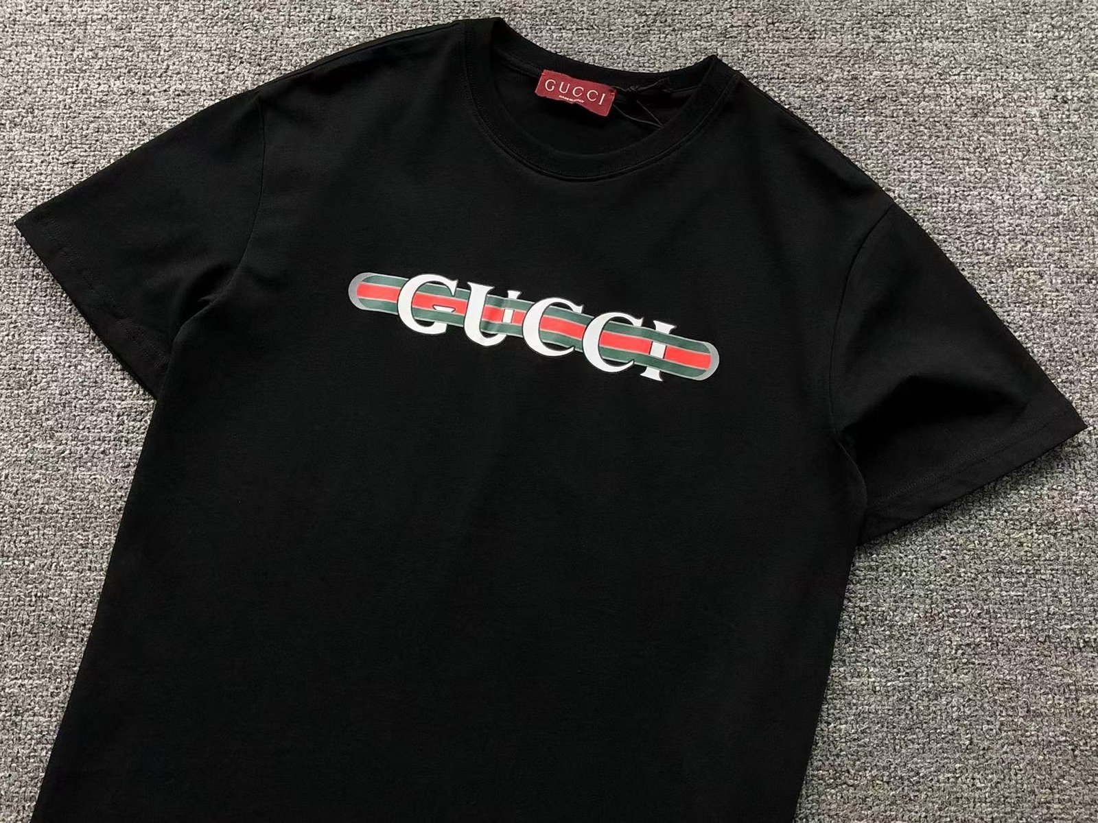Gucci Logo Tshirt Black - Image 2