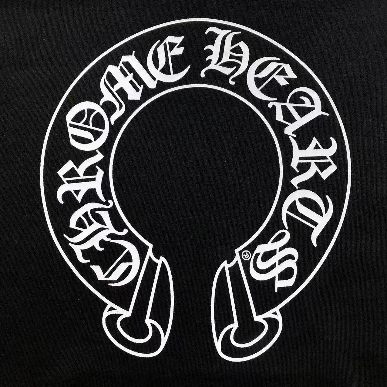 Chrome Hearts Logo Hoodie Black - Image 3