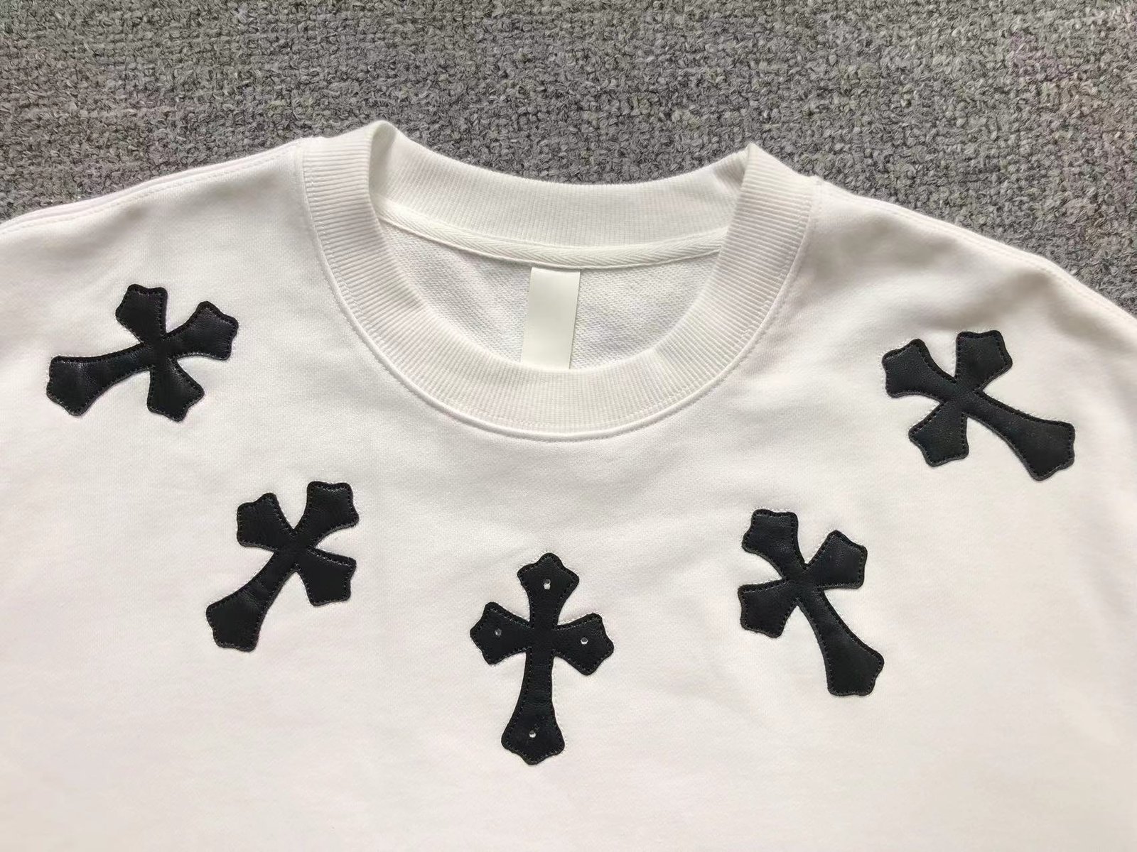 Chrome Hearts Logo Sweatshirt White - Image 3