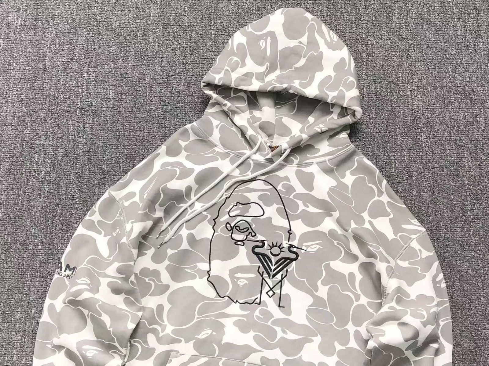 Bape Miami Grey Hoodie - Image 3
