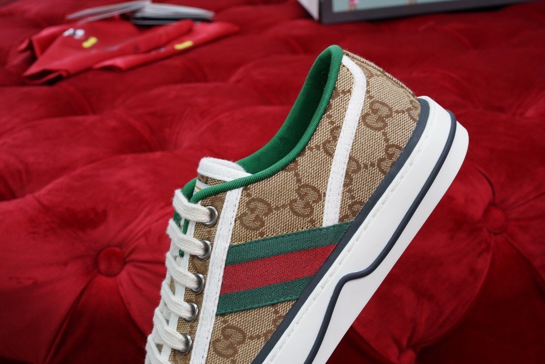 Gucci Tennis Logo Pattern Sneaker - Image 3