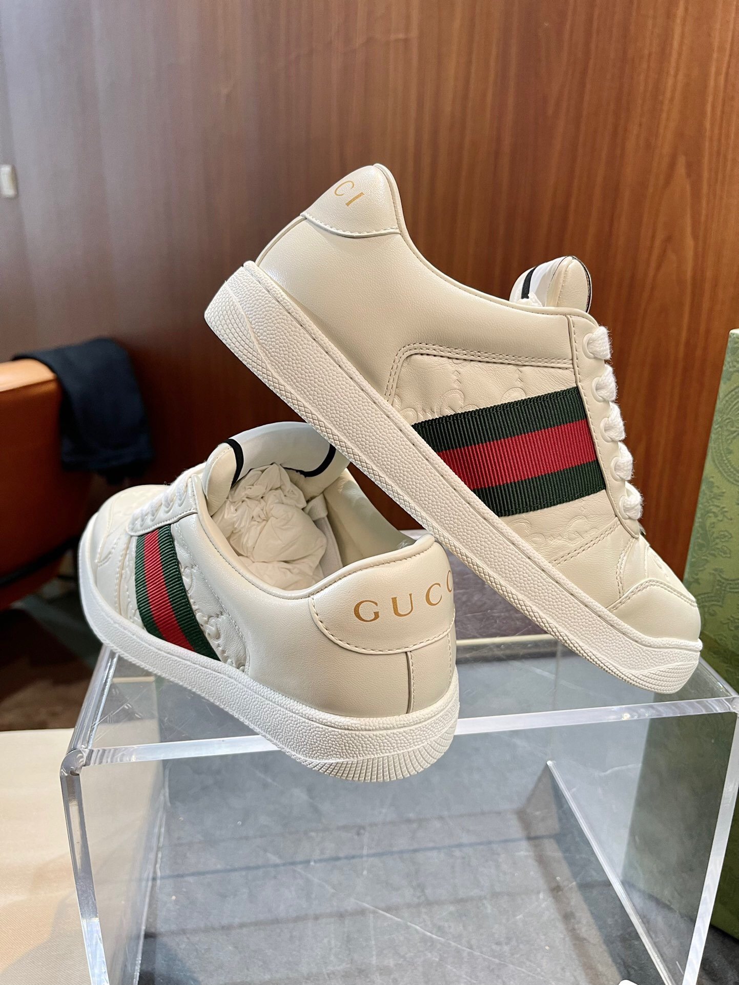 Gucci Screener Trainer Sneaker - Image 3