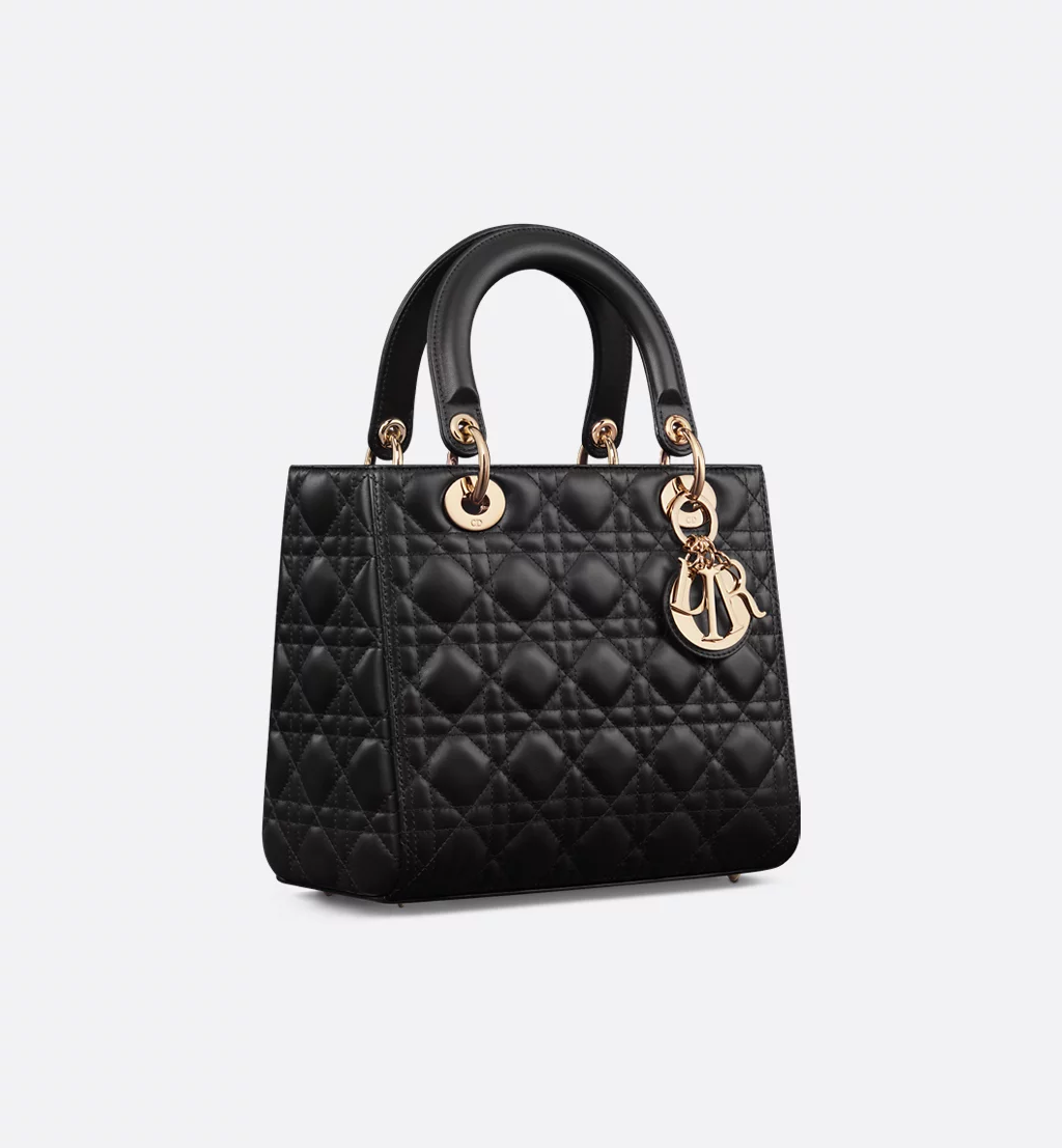 Dior Medium Lady Bag Black - Image 3