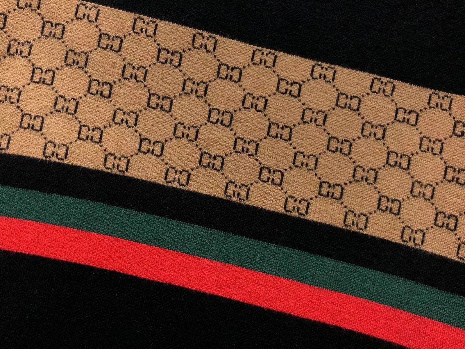 Gucci Pattern Logo Knit Sweater - Image 3